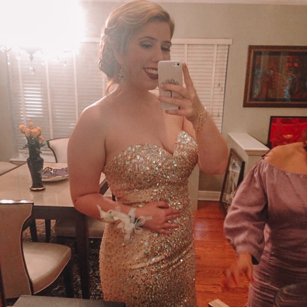 💎Glam Dress 💎Terani Diamond Mermaid Evening Gown